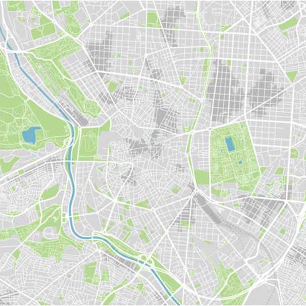 Mapa detallado de Madrid reparación de ordenadores y recuperación de datos en Madrid